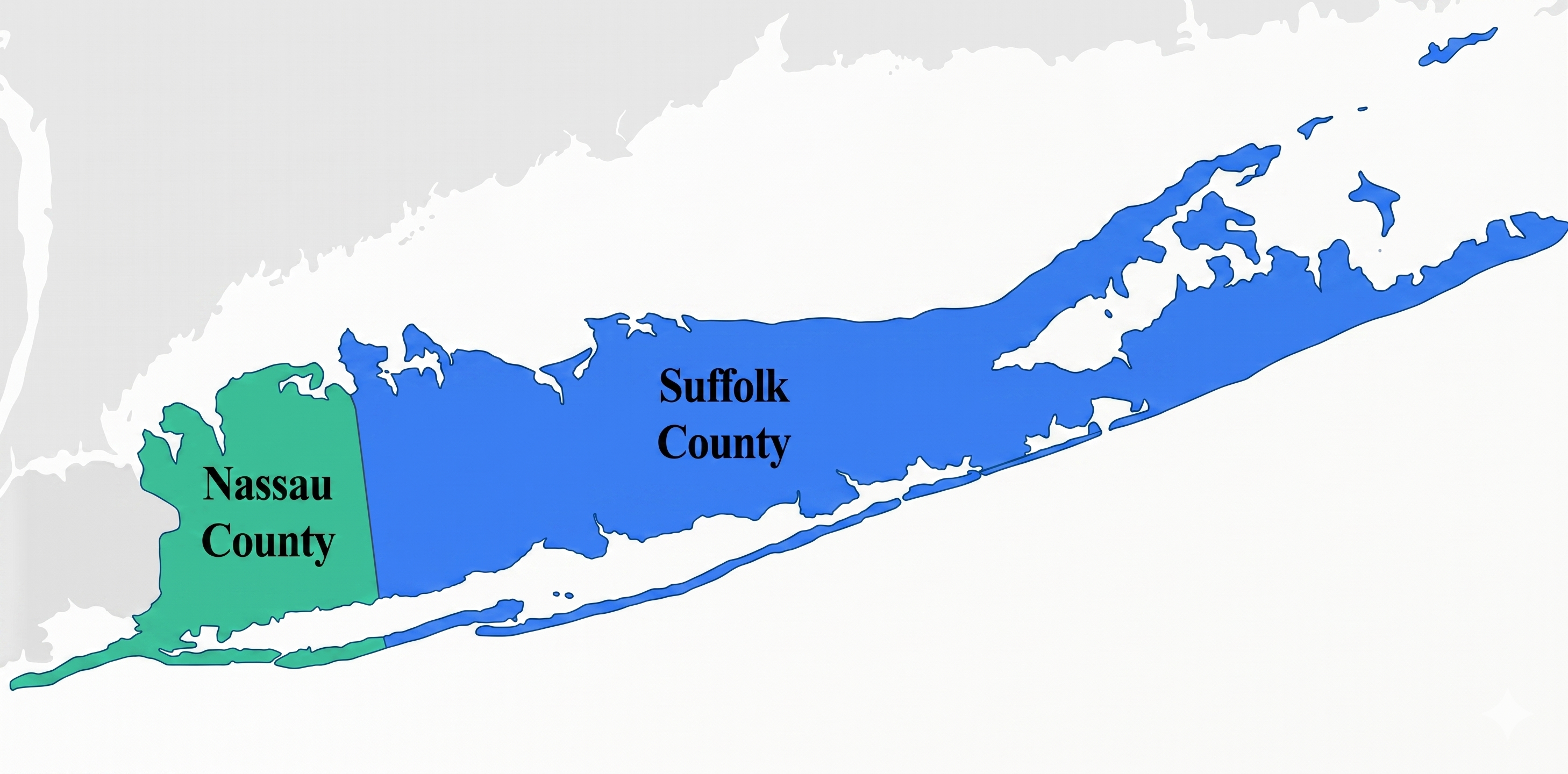 Long Island service area map